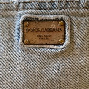 DOLCE & GABBANA Ripped Distressed Skinny Jeans